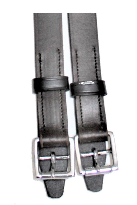 Portuguese stirrup leathers with simple buckle