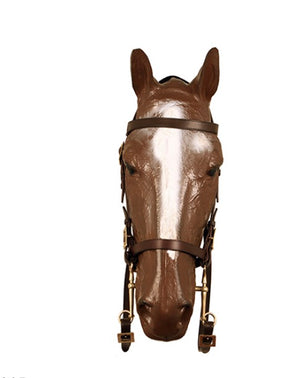 Traditional Portuguese bridle with square buckles 0808