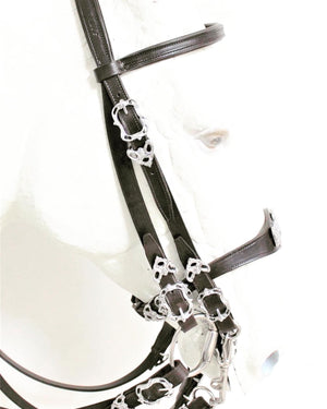 B0905 VMCS “Ornament” Double bridle without throat latch