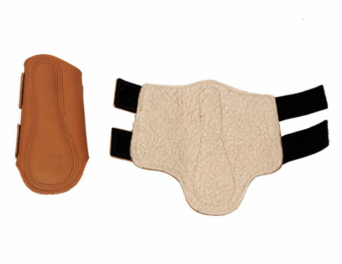 Handcrafted European Leather Tendon Boots with synthetic wool lining
